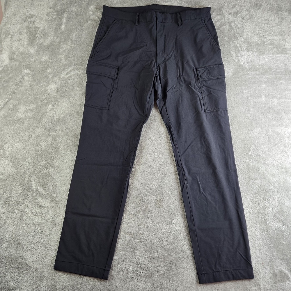 Peak‎ Velocity Pants Mens 34x30 Dark Gray Cargo Athleisure Stretchy Golf Hiking